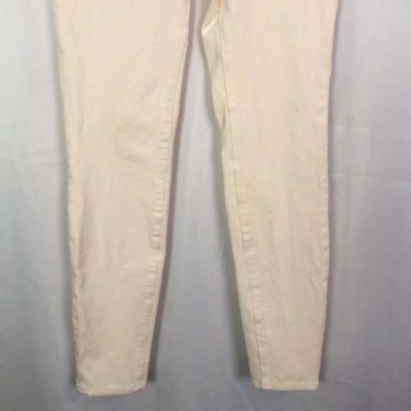 Anthro PILCRO and the Letterpress Cream High-Rise Skinny Ankle Cords  Size 28 - Picture 8 of 13